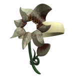 Flower eyepatch headband [White]