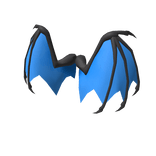 Flowing Silver Wave Wings