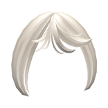 -',ৎ Fluffy Anime Bangs in Ash Blonde