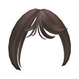 -',ৎ Fluffy Anime Bangs in Light Brown