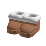 ♡ fluffy boots (light brown)