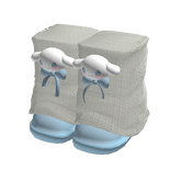 Fluffy Boots w/ Lined Leg Warmers Cinnamoroll