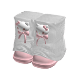 Fluffy Boots w/ Lined Leg Warmers Hello Kitty