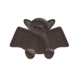 ♡ fluffy brown bat headpet