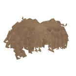 Fluffy Curly Head Hair