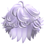 Fluffy Curly Messy Boy Hair (Pastel Purple)