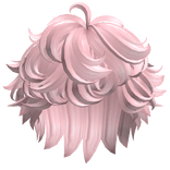 Fluffy Curly Messy Boy Hair (Pink)