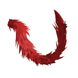 Fluffy Demon Tail Red