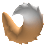 Fluffy Kemono Tail (Orange)