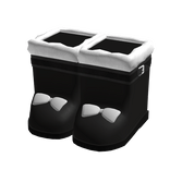 Fluffy Maid Black Boots