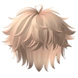 Fluffy Messy Anime Boy Hair Blonde
