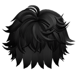 Fluffy Messy Emo Boy Hair