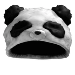 fluffy panda hat