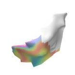 Fluffy Rainbow Fox Tail