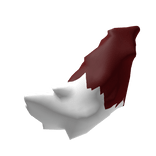 Fluffy Red and White Fox Tail