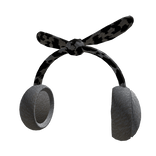 Fluffy two-tone earmuff (gray)