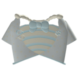 Fluffy White Blue Bear Top