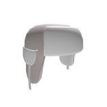 Fluffy White Ushanka