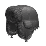 Fluffy Y2K Ushanka in Gray