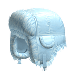 Fluffy Y2K Ushanka in Light Blue