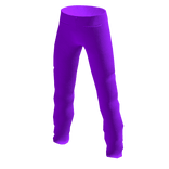Fluo Dark Purple Elegant Dress Pants