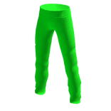 Fluo Green Elegant Dress Pants