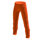 Fluo Orange Elegant Dress Pants