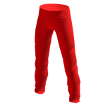 Fluo Red Elegant Dress Pants