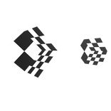 Flying illusion Squares