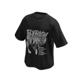 Flyrich Black Wash Oversized Shirt