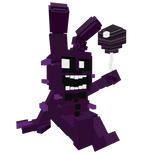 FNAF || Cutesy 8-bit Shadow Bonnie Shoulder Rider