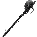 Following Eyes Tribal Skull Spear (Onyx Black)