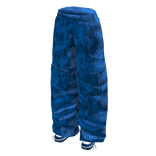 Forest Camo Baggy Jeans with Sneakers - Blue