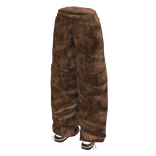 Forest Camo Baggy Jeans with Sneakers - Brown