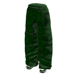 Forest Camo Baggy Jeans with Sneakers - Green