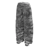 Forest Camo Baggy Jeans with Sneakers - Grey