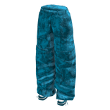Forest Camo Baggy Jeans with Sneakers - Light Blue