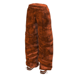Forest Camo Baggy Jeans with Sneakers - Orange