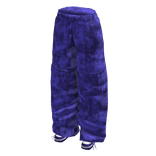 Forest Camo Baggy Jeans with Sneakers - Purple