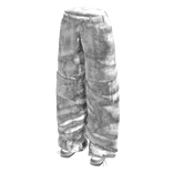 Forest Camo Baggy Jeans with Sneakers - White