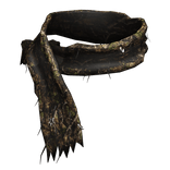 Forest Camo Ratty Grunge Neck Scarf