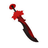 Forgotten Crimson Warrior's Sword
