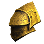 Forgotten Knight Gold Right pauldron