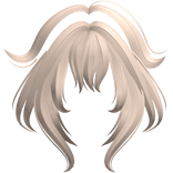 Fox Tips Anime Bangs Messy Beige