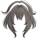 Fox Tips Anime Bangs Messy Brown Ash