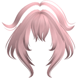 Fox Tips Anime Bangs Messy Pink