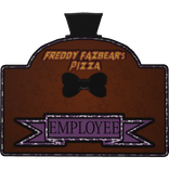 Freddy Fazbear's Pizza Nametag [Employee] (1985)