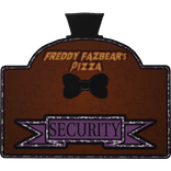 Freddy Fazbear's Pizza Nametag [Security] (1985)