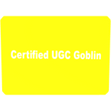 (FREE CODE:GCUGT1) Golden Certified UGC Goblin Tag