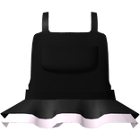 ♡ FREE kawaii black & pink ruffled overall dress